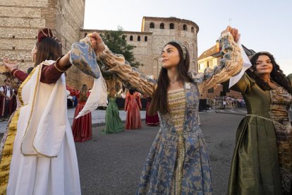 Recreación del Encuentro de Carlos V y el infante Fernando en Mojados.