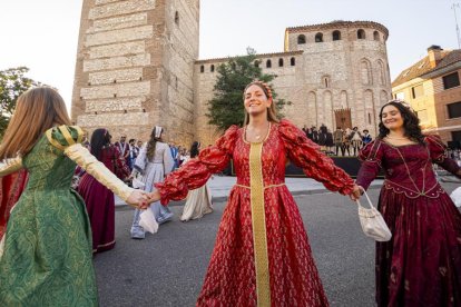 Recreación del Encuentro de Carlos V y el infante Fernando en Mojados.