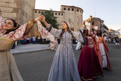 Recreación del Encuentro de Carlos V y el infante Fernando en Mojados.