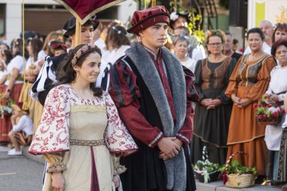 Recreación del Encuentro de Carlos V y el infante Fernando en Mojados.