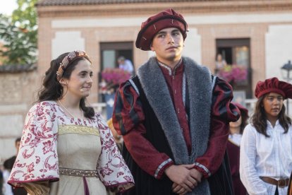 Recreación del Encuentro de Carlos V y el infante Fernando en Mojados.