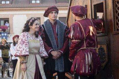 Recreación del Encuentro de Carlos V y el infante Fernando en Mojados.