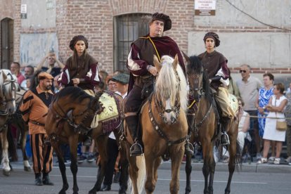 Recreación del Encuentro de Carlos V y el infante Fernando en Mojados.