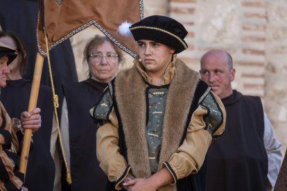 Recreación del Encuentro de Carlos V y el infante Fernando en Mojados.