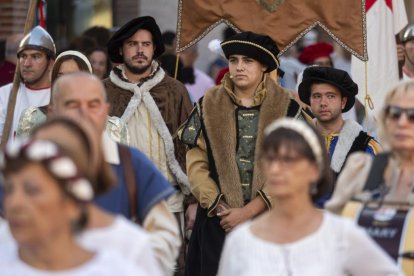 Recreación del Encuentro de Carlos V y el infante Fernando en Mojados.