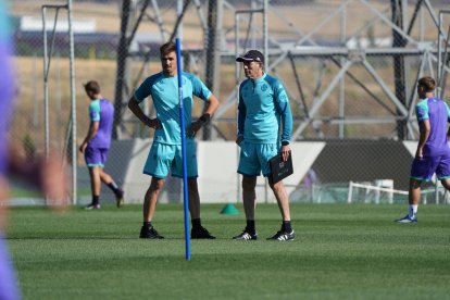 Primer entrenamiento del Real Valladolid 2025/2026.