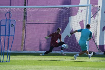 Primer entrenamiento del Real Valladolid 2025/2026.