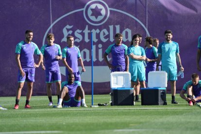 Primer entrenamiento del Real Valladolid 2025/2026.