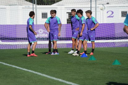 Primer entrenamiento del Real Valladolid 2025/2026.