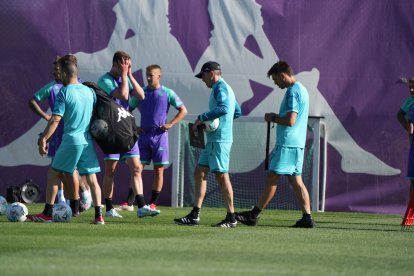Primer entrenamiento del Real Valladolid 2025/2026.