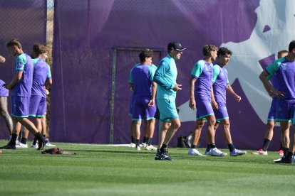 Primer entrenamiento del Real Valladolid 2025/2026.