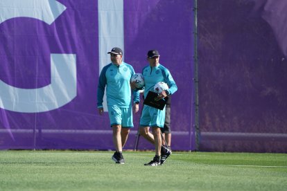 Primer entrenamiento del Real Valladolid 2025/2026.