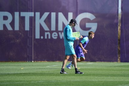 Primer entrenamiento del Real Valladolid 2025/2026.