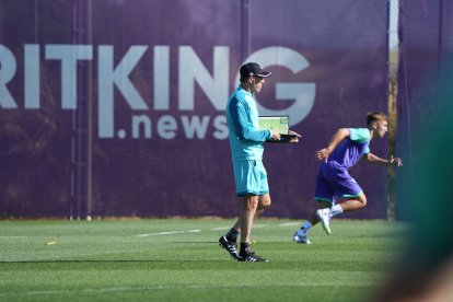Primer entrenamiento del Real Valladolid 2025/2026.