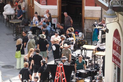 Rodaje de la película de Bollywood 'Alpha' en Valladolid