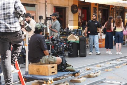 Rodaje de la película de Bollywood 'Alpha' en Valladolid