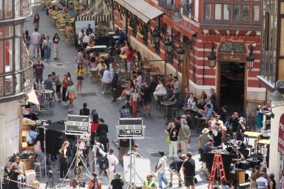 Rodaje de la película de Bollywood 'Alpha' en Valladolid