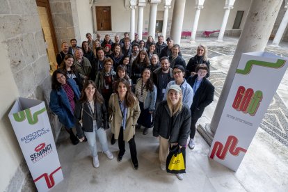Participantes del laboratorio de Europa Cinemas en la edición de 2023 de Seminci.