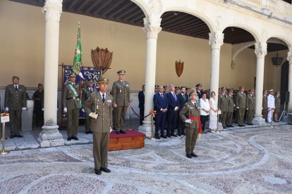 Toma de posesión del General Calero Perea del cargo como Jefe de la Cuarta Subinspeción General del Ejército y comandante militar de Valladolid y Palencia.