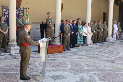 Toma de posesión del General Calero Perea del cargo como Jefe de la Cuarta Subinspeción General del Ejército y comandante militar de Valladolid y Palencia.