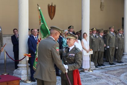 Toma de posesión del General Calero Perea del cargo como Jefe de la Cuarta Subinspeción General del Ejército y comandante militar de Valladolid y Palencia.