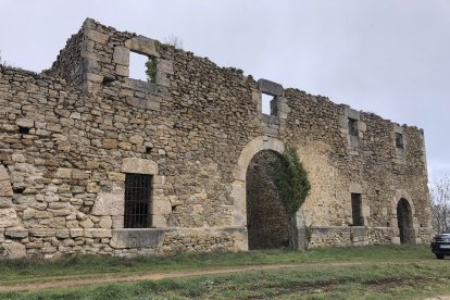 Uno de los almacenes reales de sal de la localidad burgalesa de Poza de la Sal.