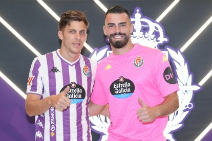 Presentación de Iván Alejo y Guilherme Fernandes con el Real Valladolid.