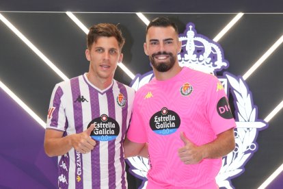 Presentación de Iván Alejo y Guilherme Fernandes con el Real Valladolid.