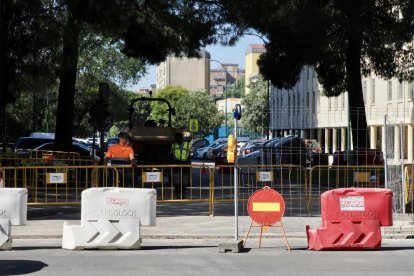 Obras en la calle Miguel Ángel Blanco.