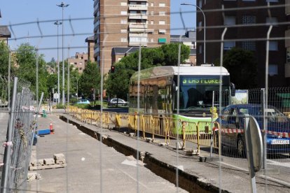 Obras en la calle Miguel Ángel Blanco.