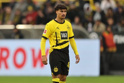 Guille Bueno, con el Borussia Dortmund.