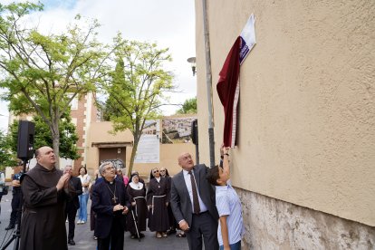 Inauguración de la plaza Teófanes Egido en Valladolid
