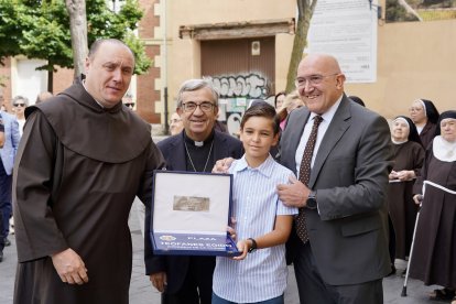 Inauguración de la plaza Teófanes Egido en Valladolid