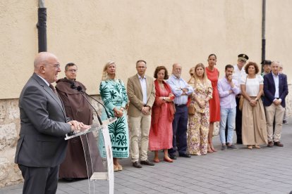 Inauguración de la plaza Teófanes Egido en Valladolid