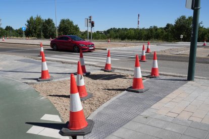 Obras de fresado y aglomerado en la VA-20.