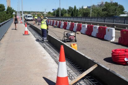 Obras de fresado y aglomerado en la VA-20.