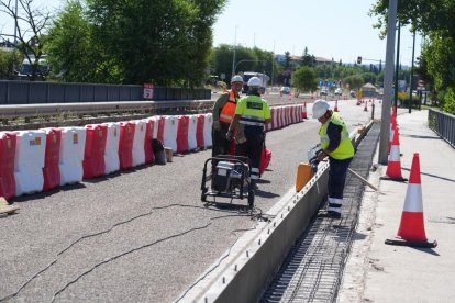 Obras de fresado y aglomerado en la VA-20.