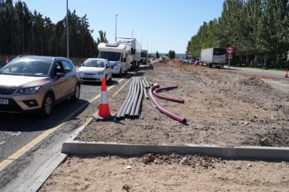 Obras de fresado y aglomerado en la VA-20.