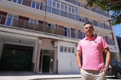 Edificio que explotó en la calle Goya 32