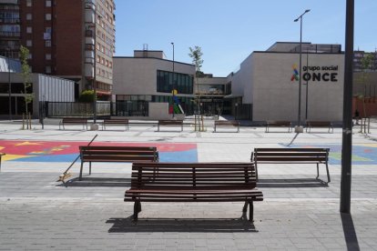 Urbanización de la plaza de la India en Valladolid.