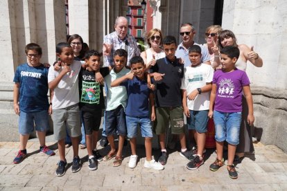 Recepción de los niños Saharauis