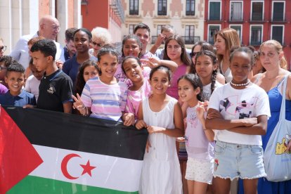 Recepción de los niños Saharauis