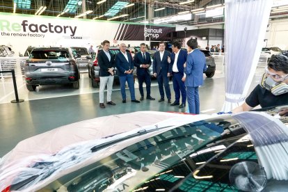 Inauguración de Refactory Valladolid de Renault Group.