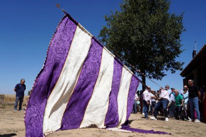 Celebración de la procesión en honor a Santa Ana en Pozuelo de la Orden