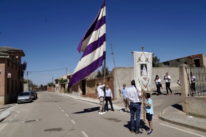 Celebración de la procesión en honor a Santa Ana en Pozuelo de la Orden
