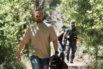 El dispositivo de la Guardia Civil para buscar a la joven desaparecida en Peñafiel.