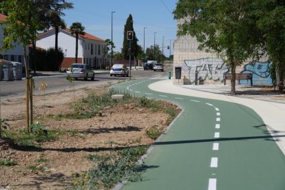 El carril bici entre Valladolid y Simancas ya está en uso.