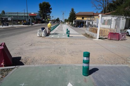 El carril bici entre Valladolid y Simancas ya está en uso.