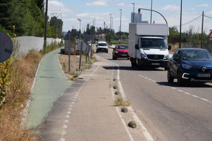El carril bici entre Valladolid y Simancas ya está en uso.