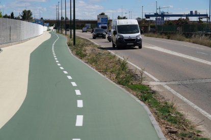 El carril bici entre Valladolid y Simancas ya está en uso.
